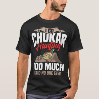 Camiseta Temporada de caza de aves en Chukar