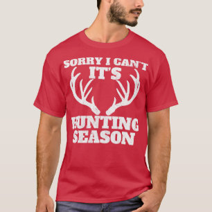 Camiseta Temporada de caza de cazadores de venados