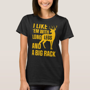 Camiseta Temporada De Caza De Cerebros Me Gusta Con Piernas