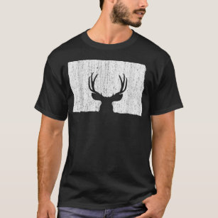 Camiseta Temporada de caza de ciervos en Dakota del Norte