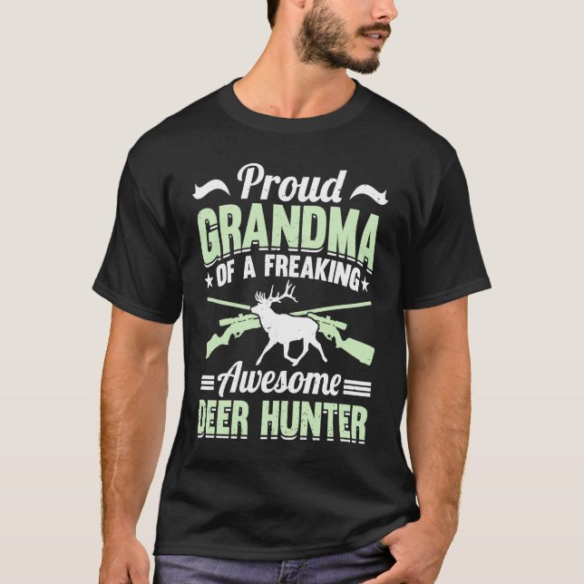 Camiseta Temporada De Caza De Deer Hunter Abuela Huntsman G (Anverso)
