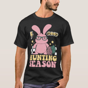 Camiseta Temporada de caza de huevos Bunny Kids Adultos Ret