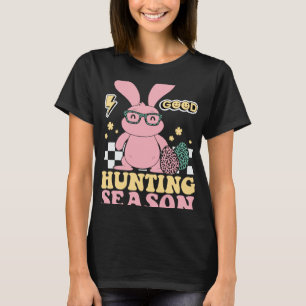 Camiseta Temporada de caza de huevos Bunny Kids Adultos Ret