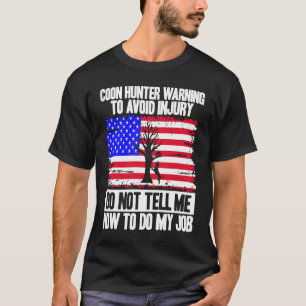 Camiseta Temporada de caza de mapaches Temporada de caza Es