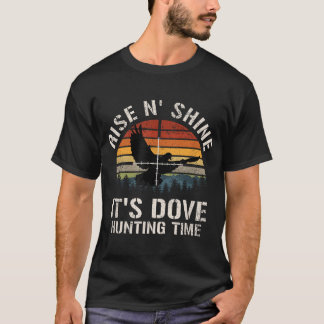Camiseta Temporada de caza de palomas al atardecer