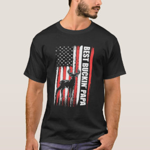 Camiseta Temporada de caza de venados Pun Mejor Buckin Papa