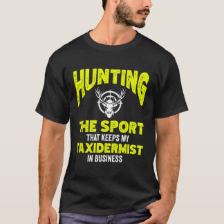 Camiseta Temporada de caza de venados y cazadores de animal