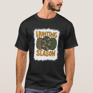 Camiseta Temporada de caza Eggs de Pascua Trio Camo Dot Eas