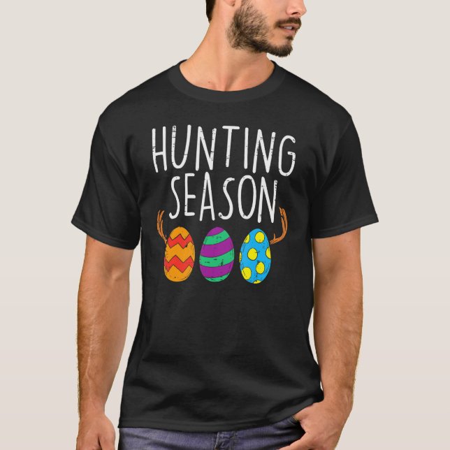 Camiseta Temporada de caza Eggs Deer Funny Easter Day Egg H (Anverso)