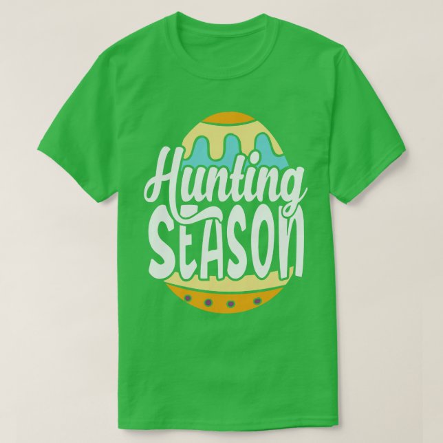 Camiseta Temporada de caza Feliz Día de Pascua (Diseño del anverso)
