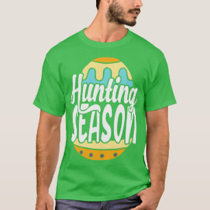 Camiseta Temporada de caza Feliz Día de Pascua