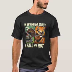 Camiseta Temporada de Caza Pavo y Ciervo Cazador