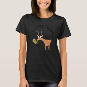 Camiseta Temporada de cerveza y Chiste de caza de bollos en