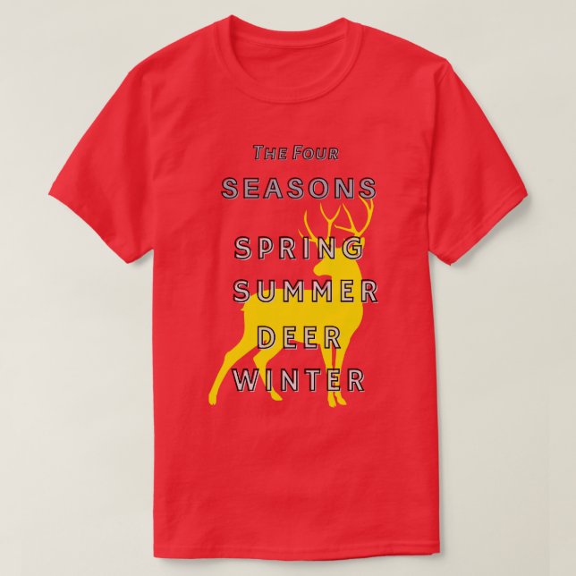 Camiseta Temporada de ciervos (Diseño del anverso)