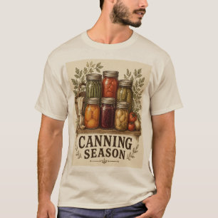 Camiseta Temporada de Conservas Viñeta de Hogar Tradicional