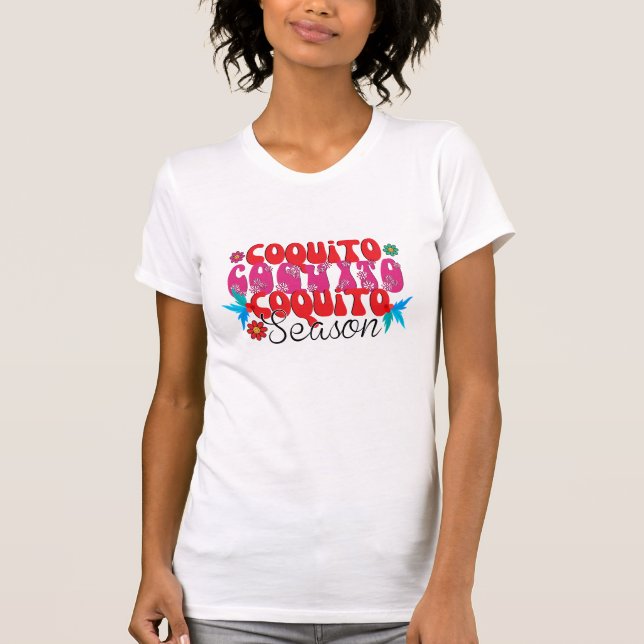 Camiseta Temporada de Coquito, Día Nacional del Coquito (Anverso)