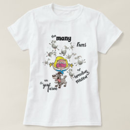Camiseta Temporada de cría divertida en la granja de cabras