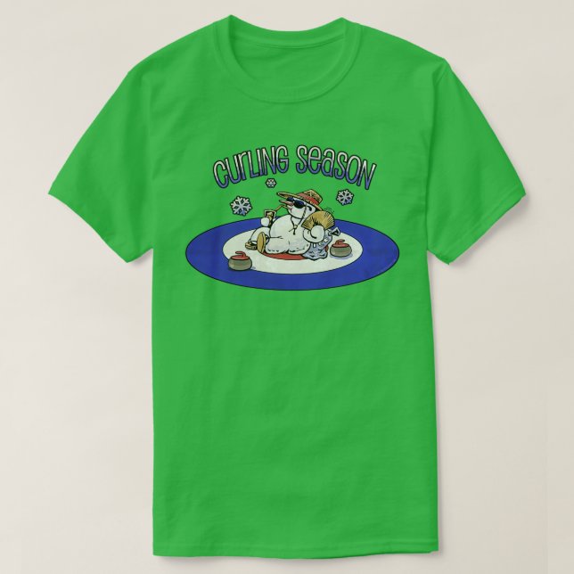 Camiseta Temporada de curling (Diseño del anverso)