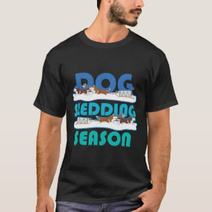 Camiseta Temporada de duelo de perro Husky Sled Dog Laika
