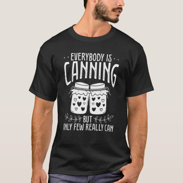 Camiseta Temporada de enlatamiento Restaurante de comida ca (Anverso)
