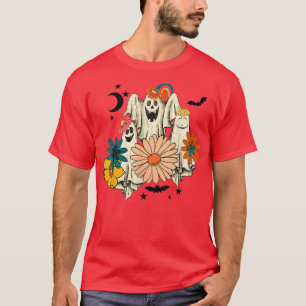 Camiseta Temporada de espantos de Fantasma Flamal Retro Gro