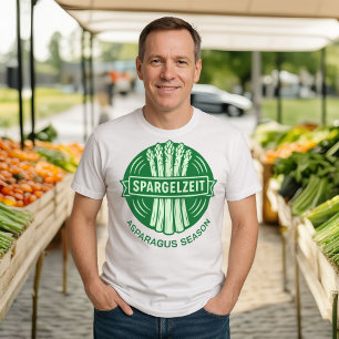 Camiseta Temporada de espárragos Spargelzeit Celebran las v