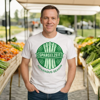 Camiseta Temporada de espárragos Spargelzeit Celebran las v
