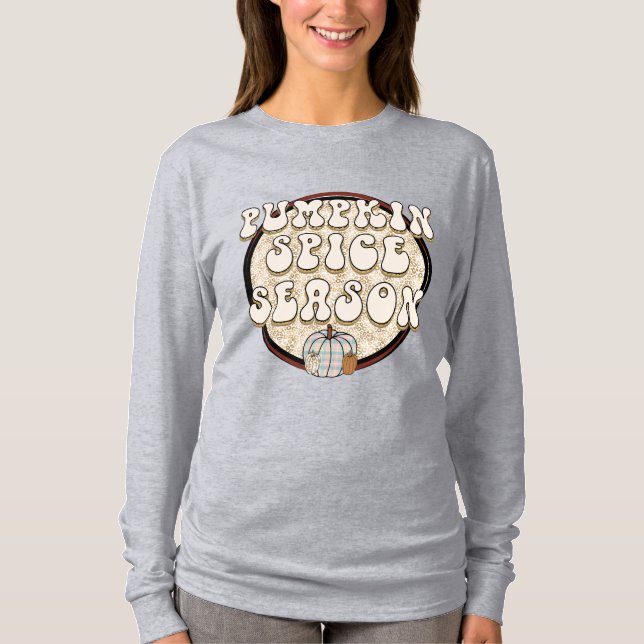 Camiseta Temporada de especias de calabaza (Anverso)