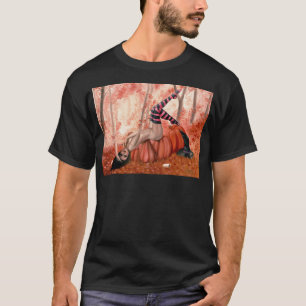 Camiseta Temporada de especias de calabaza - Bruja con paro