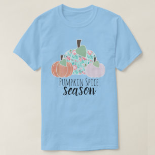 Camiseta Temporada de especias de calabaza Floral y camiset