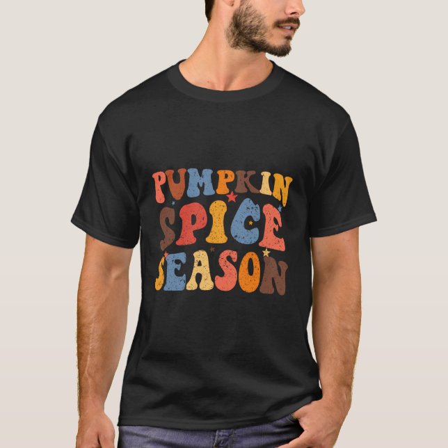 Camiseta Temporada de especias de calabaza otoño otoño (Anverso)