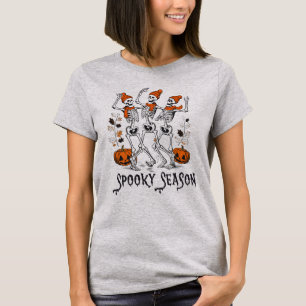 Camiseta Temporada de fantasía, baile del esqueleto de Hall