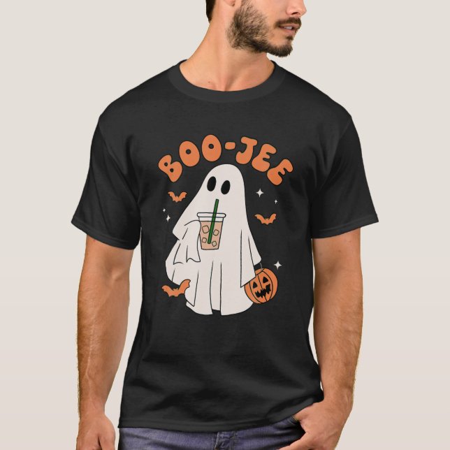 Camiseta Temporada de fantasía divertida fantasma Halloween (Anverso)