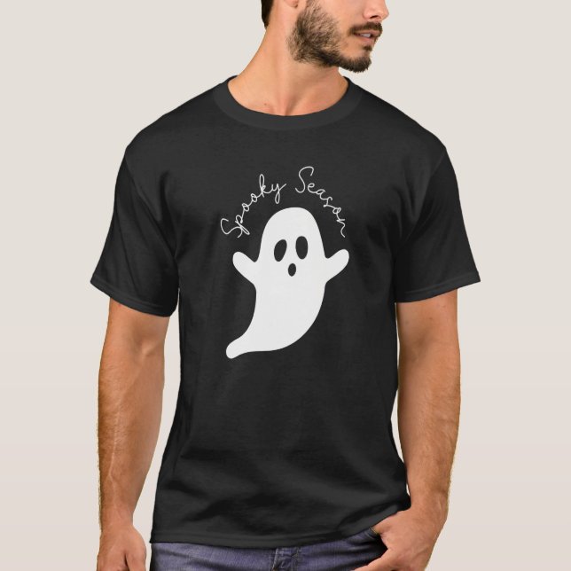 Camiseta Temporada de fantasía guapa Hey Boo Pumkin Boo Cre (Anverso)
