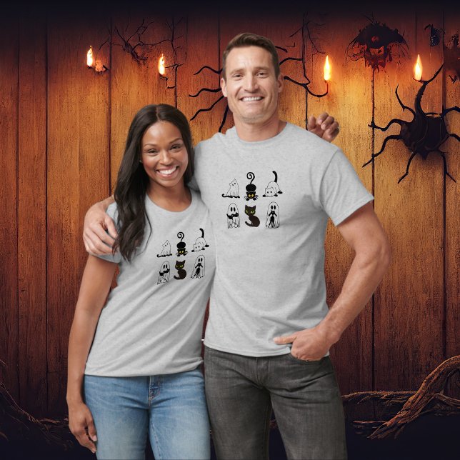 Camiseta Temporada de fantasía Halloween Black Cat (Subido por el creador)