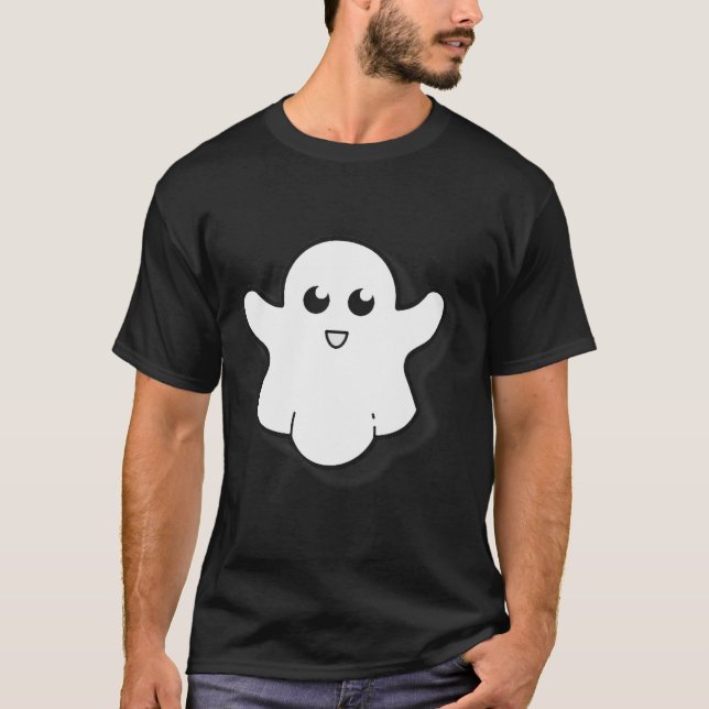 Camiseta Temporada de fantasmas de Halloween fantasma redon (Anverso)