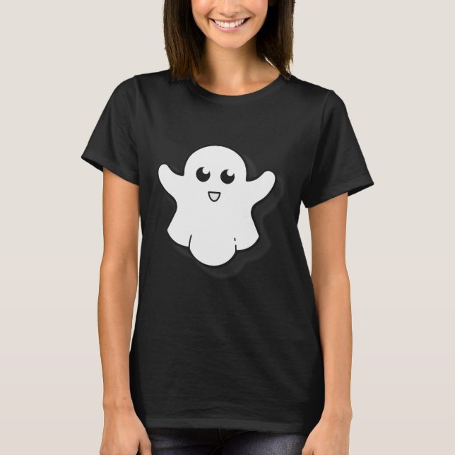 Camiseta Temporada de fantasmas de Halloween fantasma redon (Anverso)