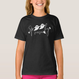 Camiseta Temporada De Fantasmas Y Fantasmas Decorativos Hal