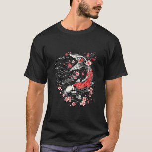 Camiseta Temporada de flor de cerezo Koi Sakura Nishikigoi 