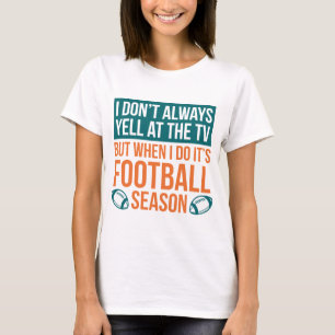 Camiseta Temporada de fútbol