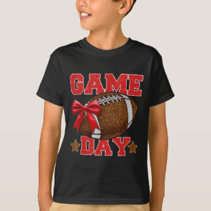 Camiseta Temporada de fútbol del Día del Juego Mamá Chica R
