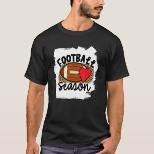 Camiseta Temporada de fútbol femenino Leopard Pattern Foo