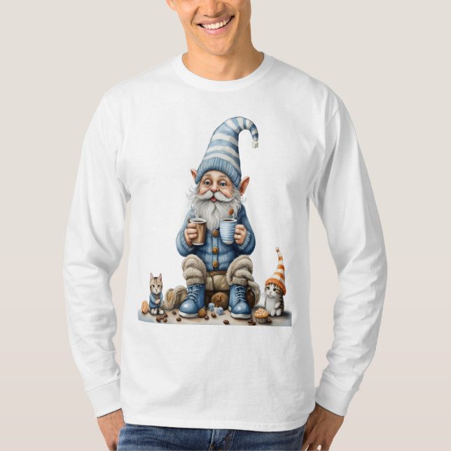 Camiseta Temporada de Gnome e invierno (Anverso)