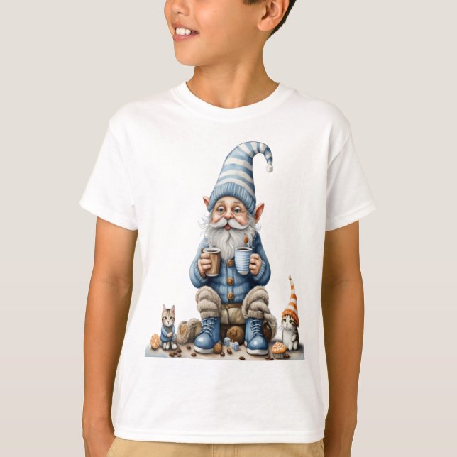 Camiseta Temporada de Gnome e invierno (Anverso)