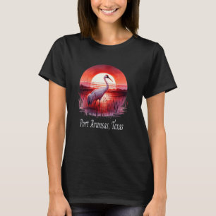 Camiseta Temporada de Grullas de Whooping Port Aransas Texa