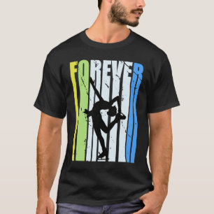 Camiseta Temporada de Hielo Retro Forever Skating Vintage D
