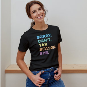 Camiseta Temporada de impuestos divertida