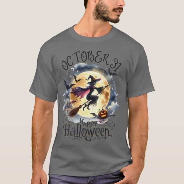 Camiseta Temporada de la Bruja del 31 de octubre (Anverso)