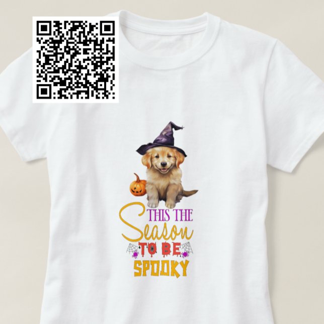Camiseta Temporada De La Bruja Del Golden Retriever (Subido por el creador)