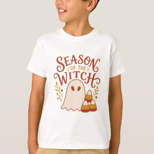 Camiseta Temporada de la Bruja Dulce Fantasma Caramelo de M